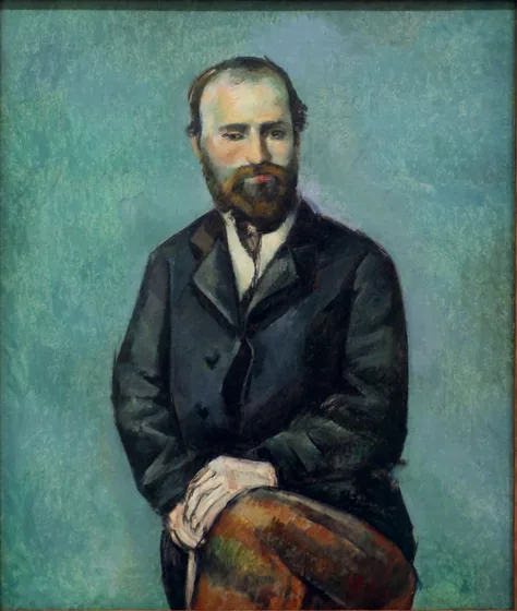 Portrait de l'artiste, d'après une photographie
