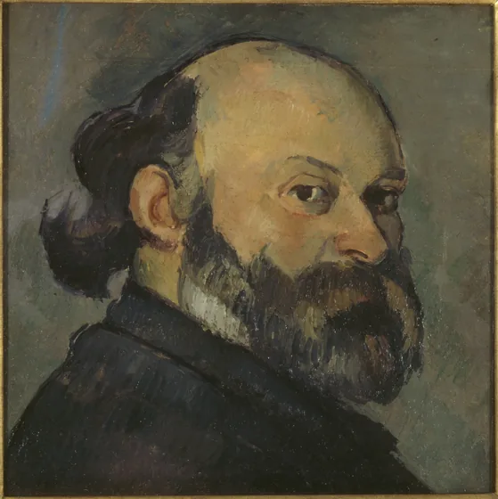 Portrait de l’artiste regardant par-dessus son épaule