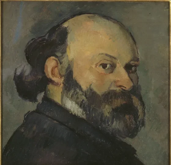 Portrait de l’artiste regardant par-dessus son épaule