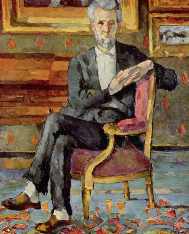 Retrato de Victor Chocquet sentado, Paul Cézanne