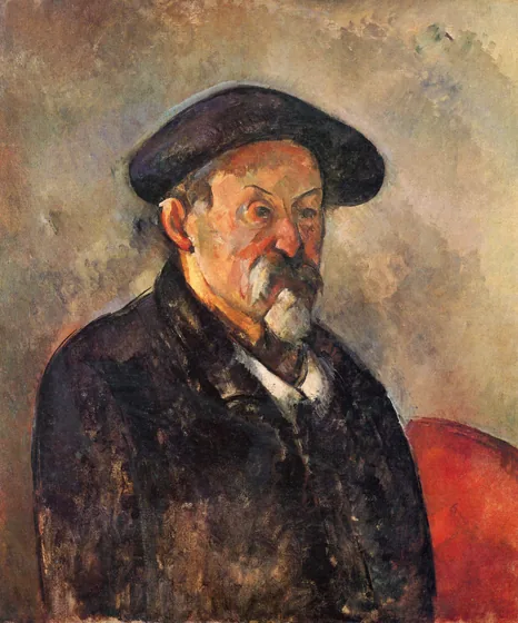 Portrait l'artiste au béret