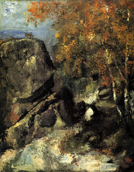 Rochers dans la forêt