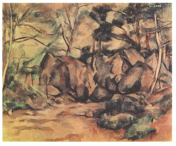 Rochers dans le bois