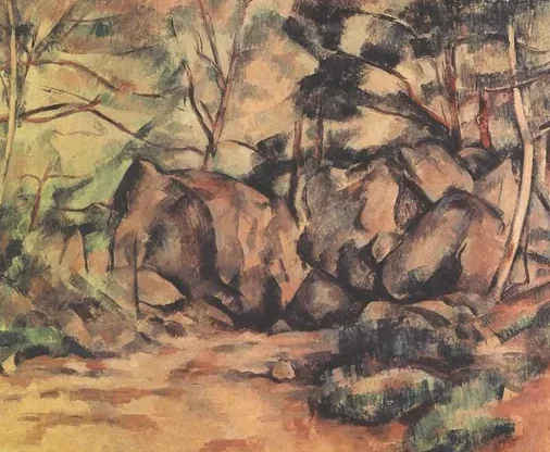 Rochers dans le bois