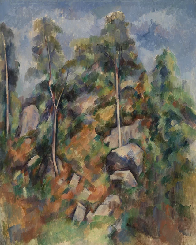 Rocas y árboles