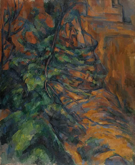 Rochers et branches à Bibémus
