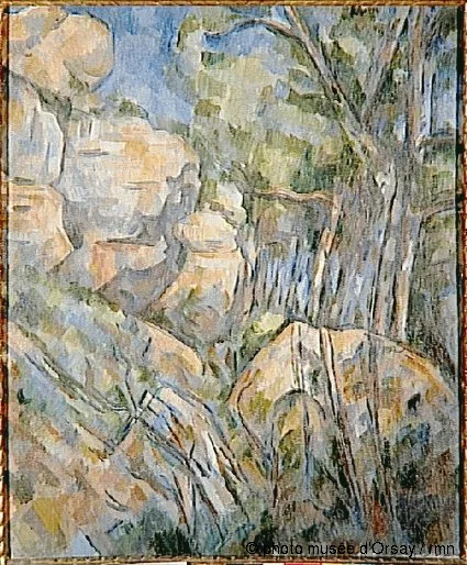 Rochers près des grottes au-dessus du Château-Noir