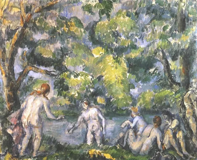 Seis bañistas; Las ondinas