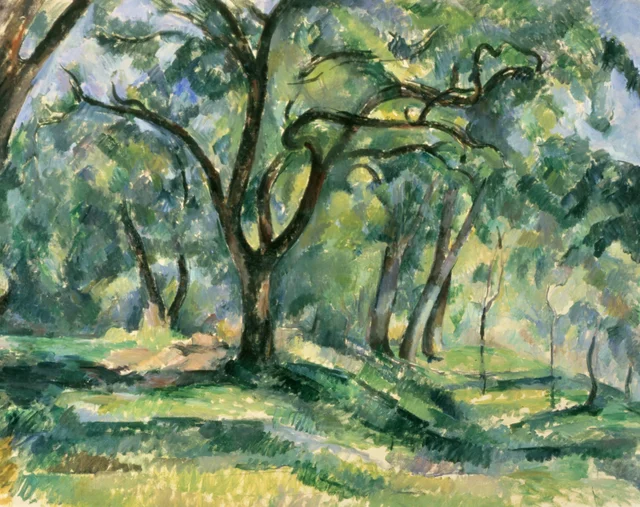 Sotobosque, Paul Cézanne
