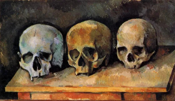 Trois crânes