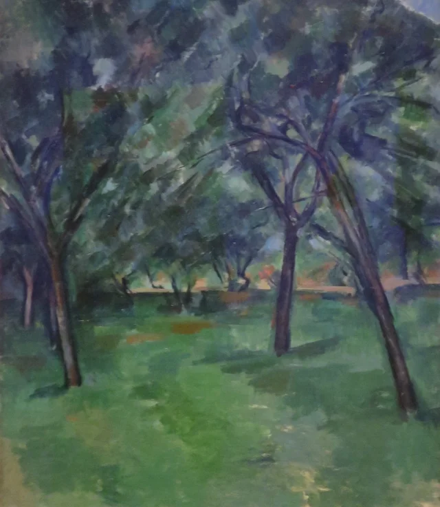 Un cercado, Paul Cézanne
