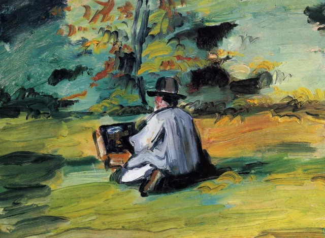 Un peintre au travail, Paul Cézanne