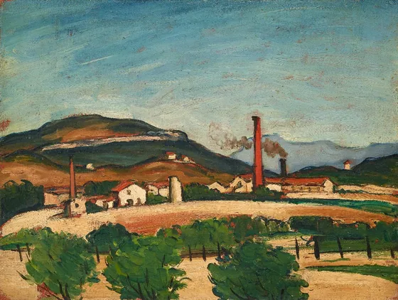 Usines près du Mont de Cengle