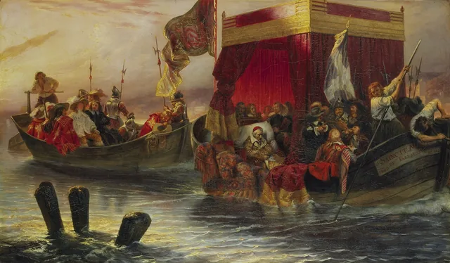 The State Barge of Cardinal Richelieu on the Rhône