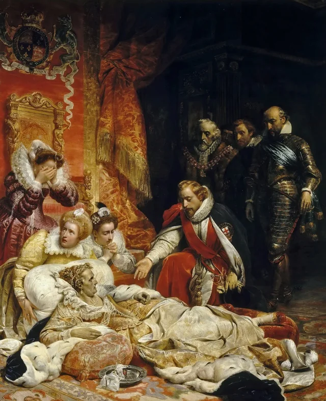 La Mort d'Élisabeth, reine d'Angleterre, en 1603, Paul Delaroche
