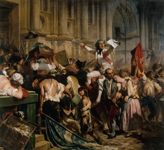 Os vencedores da Bastilha diante do Hôtel de Ville, 14 de julho de 1789, Paul Delaroche