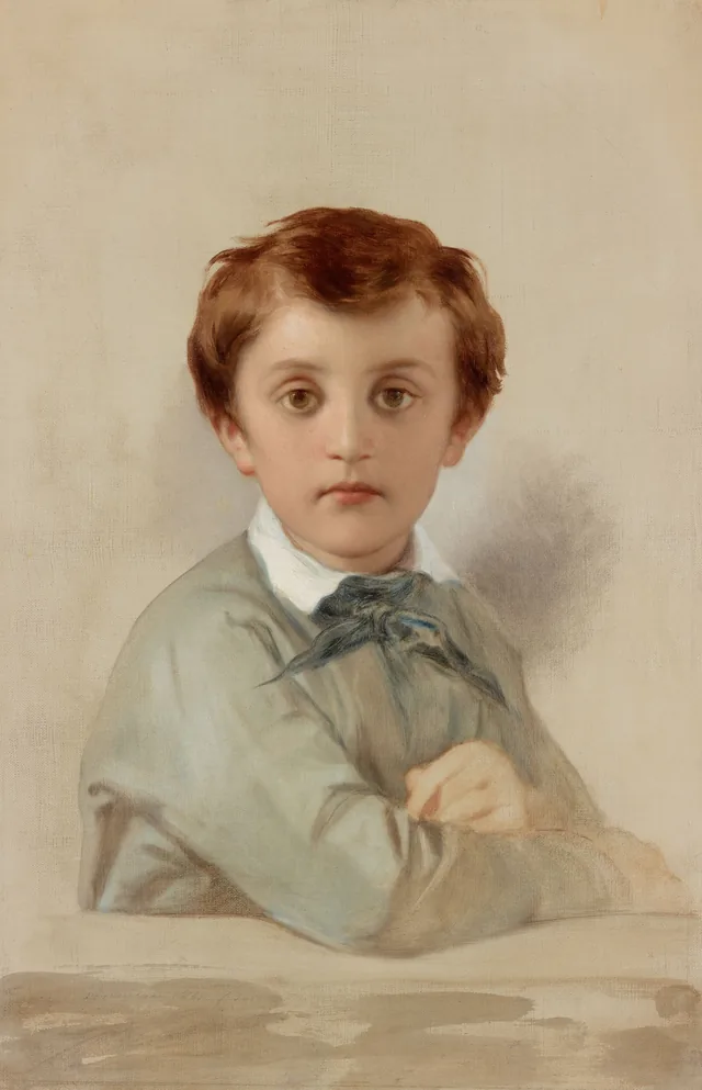 Philippe-Grégoire Delaroche, fils cadet de l'artiste, Paul Delaroche