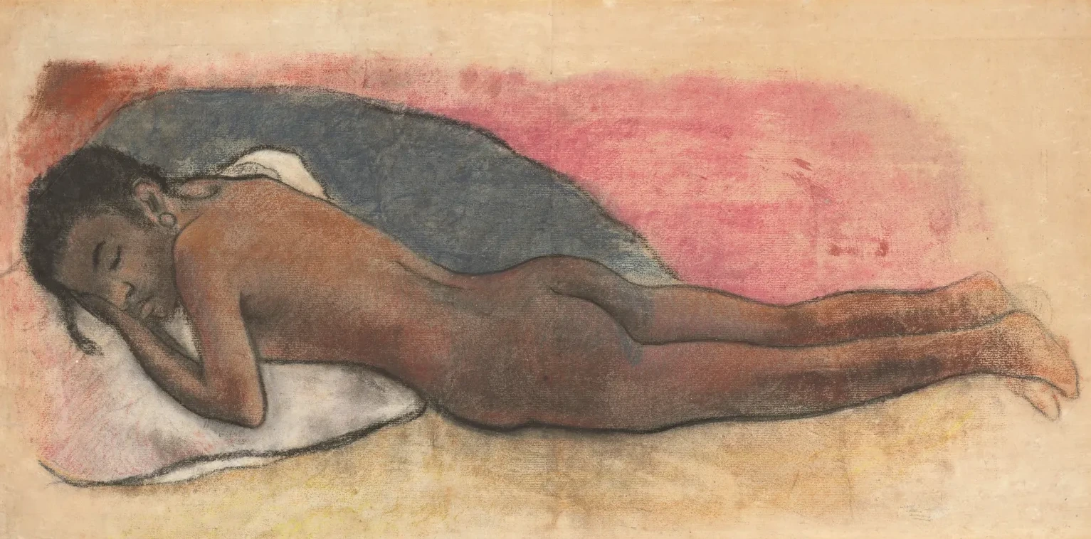 Desnudo tumbado, Paul Gauguin