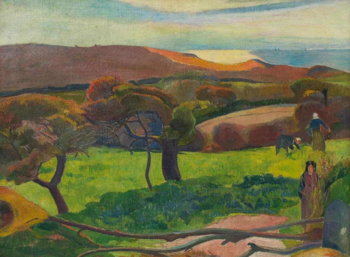 Landscape from Bretagne, Paul Gauguin