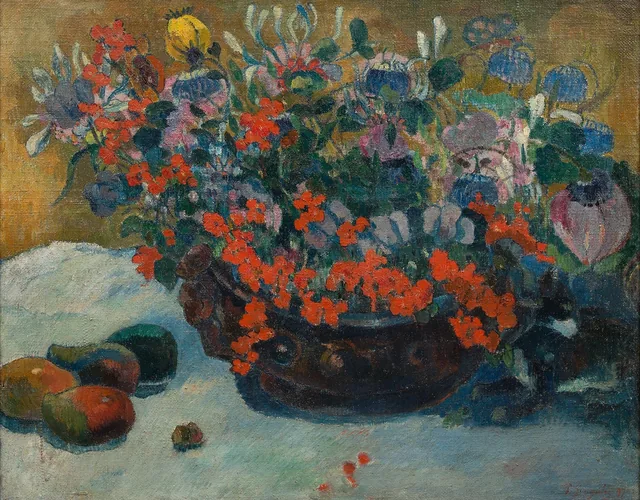 Bouquet de fleurs, Paul Gauguin