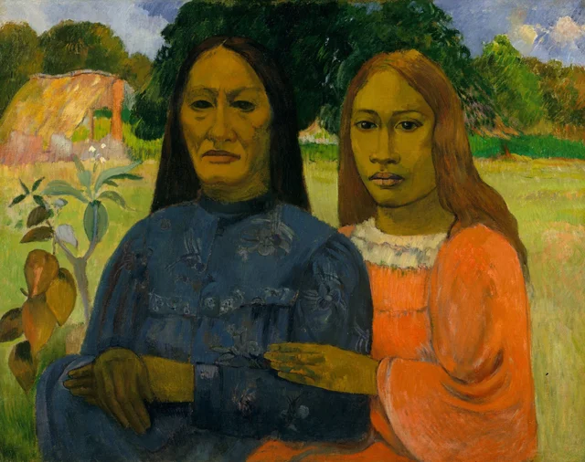 Dos mujeres, Paul Gauguin