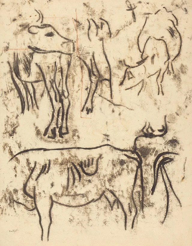 Estudios de animales, Paul Gauguin