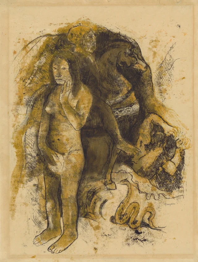 Eva («La pesadilla»), Paul Gauguin