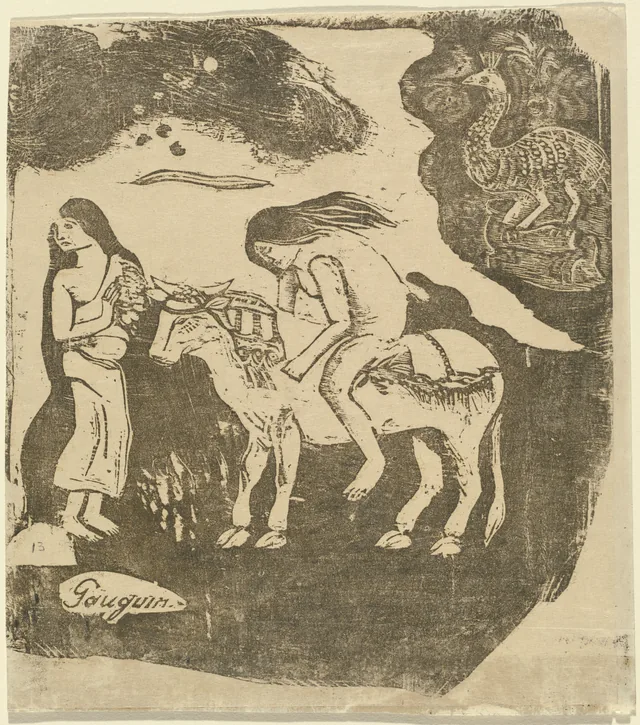 The Rape of Europa (L'enlevement d'Europe), Paul Gauguin