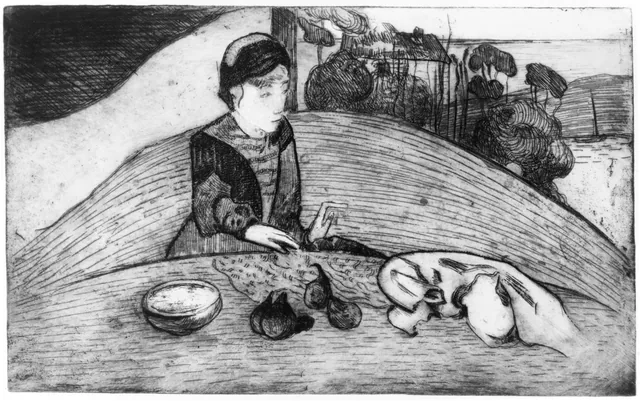 Woman with Figs, Paul Gauguin