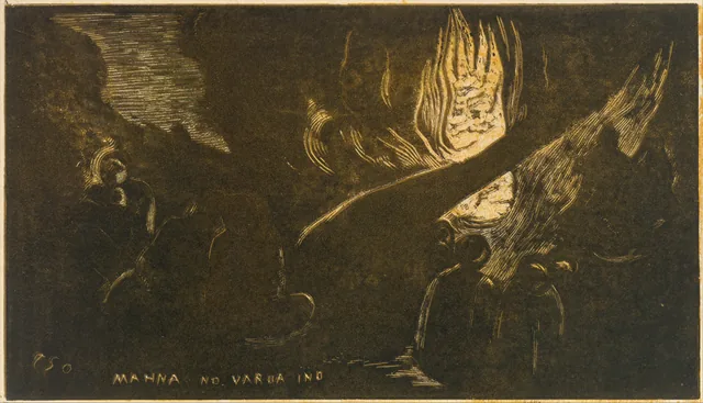 The Devil Speaks (Mahna No Varua Ino), from Fragrance (Noa Noa), Paul Gauguin