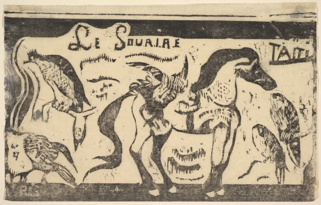 Le Sourire;Taiti (Smile; Tahiti), Paul Gauguin