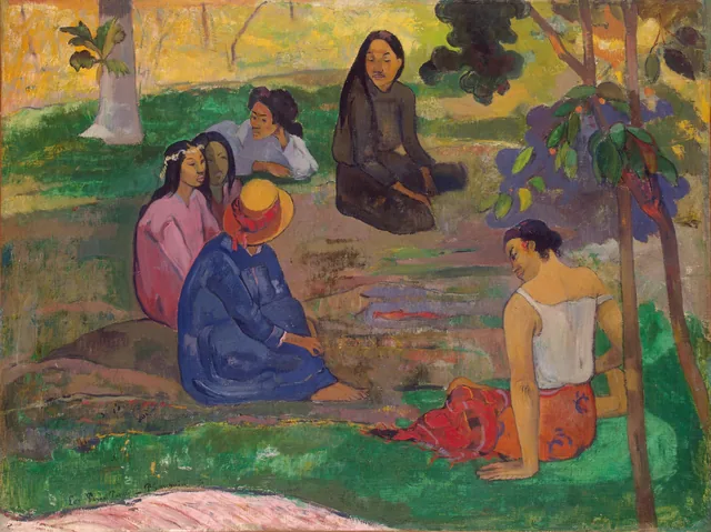 Conversation (Les Parau Parau), Paul Gauguin