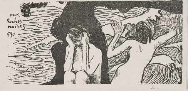 The Black Rocks, Paul Gauguin