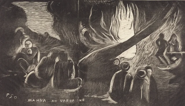 Mahna no varua ino (El diablo habla), Paul Gauguin