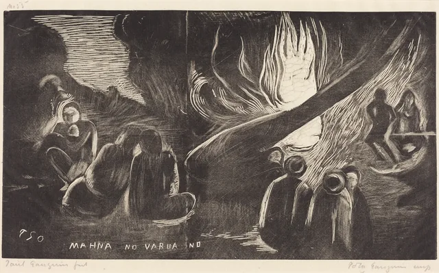 Mahna no Varua Ino (The Devil Speaks), Paul Gauguin
