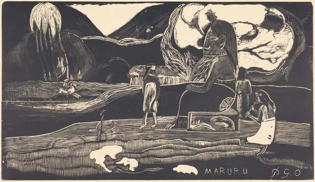 Maruru (Thank You), Paul Gauguin