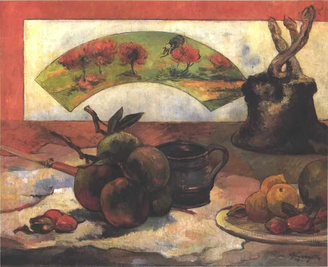 Still life with fan