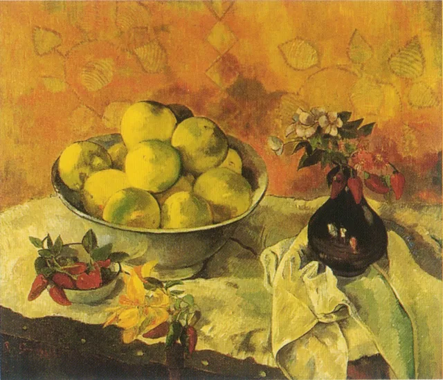 Still Life with Grapefruit, Paul Gauguin