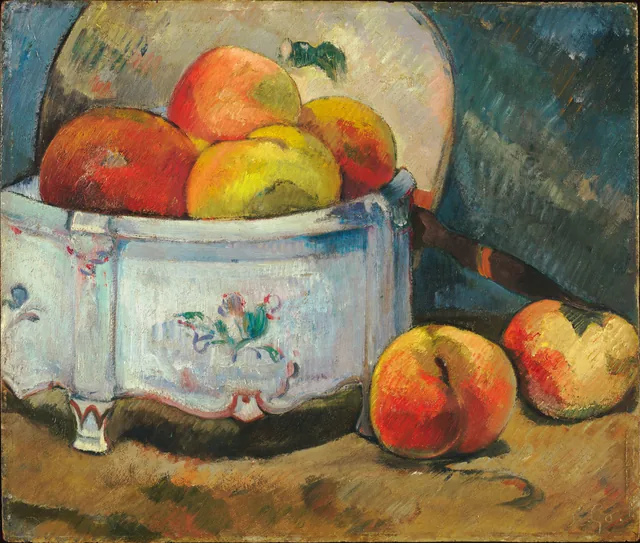 桃のある静物, ポール・ゴーギャン