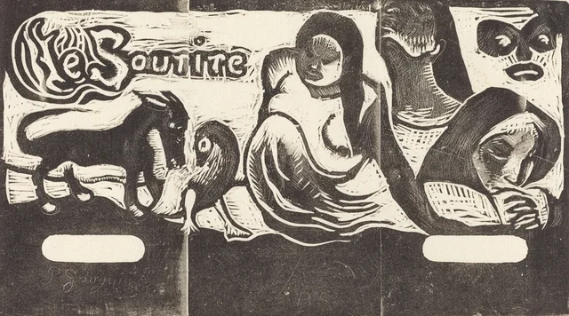 Portada de «La sonrisa», Paul Gauguin