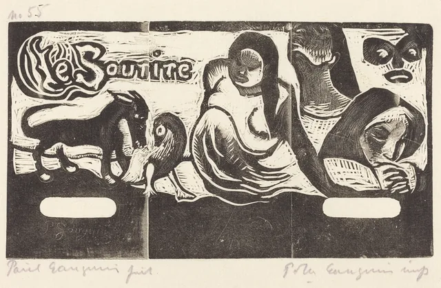 Title Page for "Le Sourire" (Titre du Sourire), Paul Gauguin