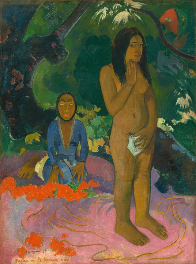 Parau na te Varua ino (Words of the Devil), Paul Gauguin