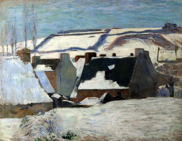Paris in the Snow, Paul Gauguin