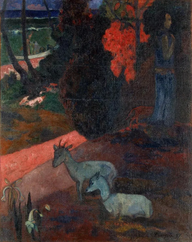 Landscape with Two Goats (Tarari Maruru), Paul Gauguin