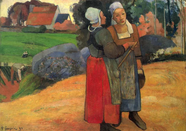 Paysannes bretonnes, Paul Gauguin