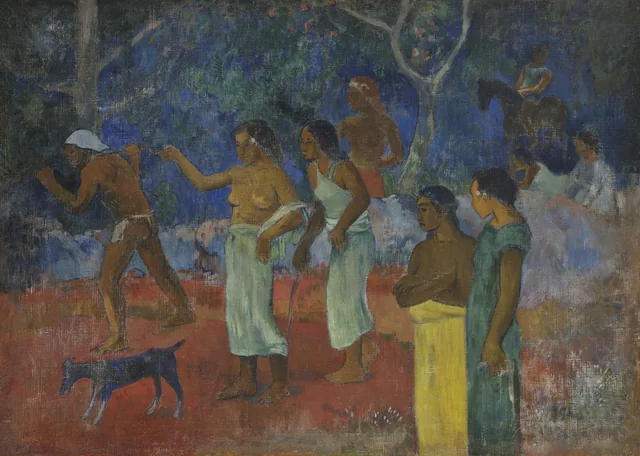 Scene from Tahitian Life, Paul Gauguin