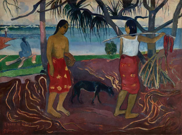 Under the Pandanus (I Raro te Oviri), Paul Gauguin