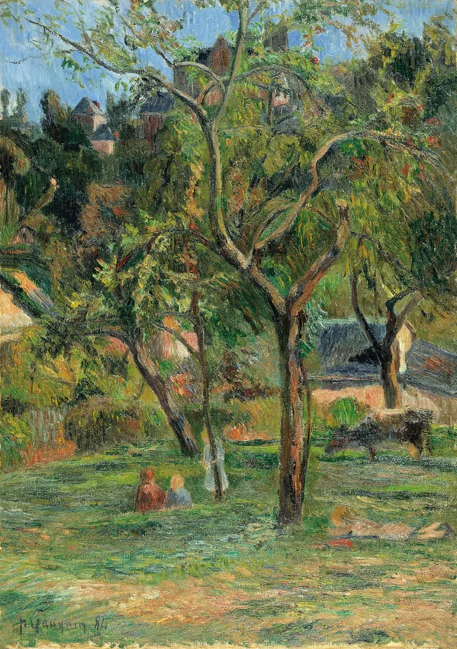 An Orchard under the Church of Bihorel