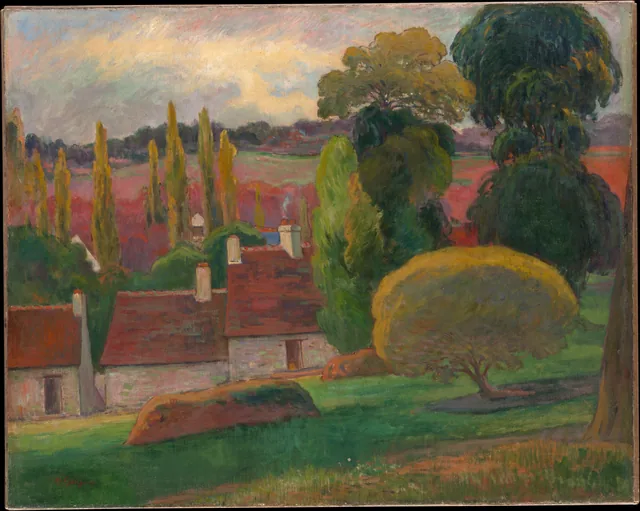 A Farm in Brittany, Paul Gauguin