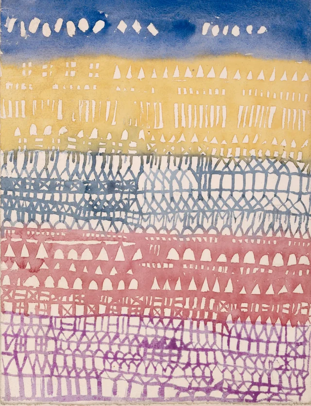 Ciudad vieja (vista de conjunto), Paul Klee